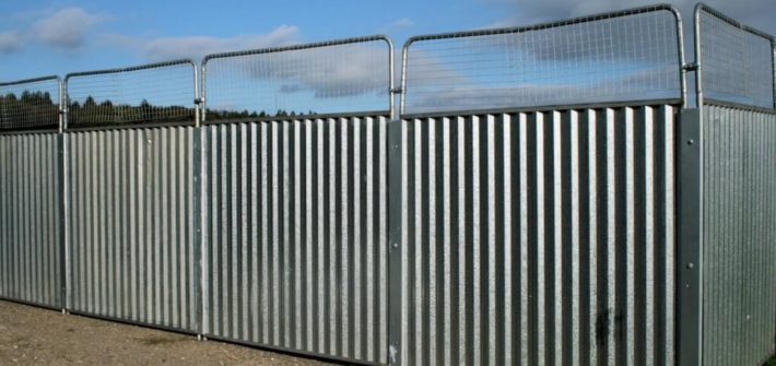 use temporary fencing