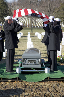 military burial