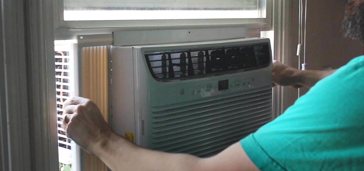 split type window type air conditioning unit